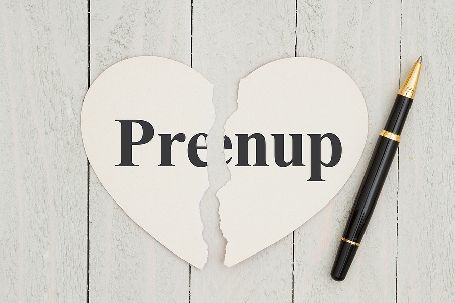 Writing up your prenuptial agreement